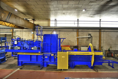 Ballenpresse für Karton - JS-2000 series - MHM UK LTD - für Müll / horizontal / Kanal