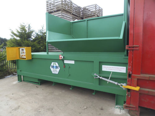 Müllpresse für Mischabfall - MHM 2800 - MHM UK LTD - stationär / hydraulisch / mit oberer Öffnung