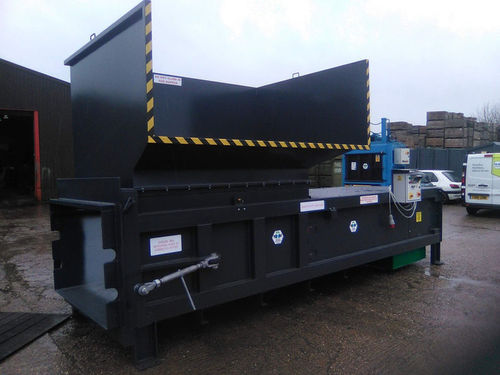 Müllpresse für Mischabfall - MHM 3000 - MHM UK LTD - stationär / hydraulisch / mit oberer Öffnung