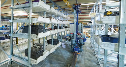 Horizontales automatisches Lagersystem - CRISSTORE® - BEUMER Group GmbH & Co.KG - kompakt / modular