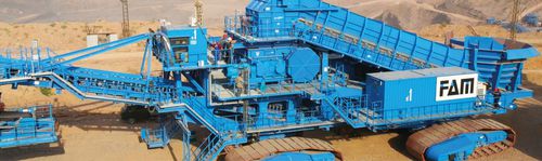 Backenbrechanlage - BEUMER Group GmbH & Co.KG - mobil / kompakt / auf Raupen