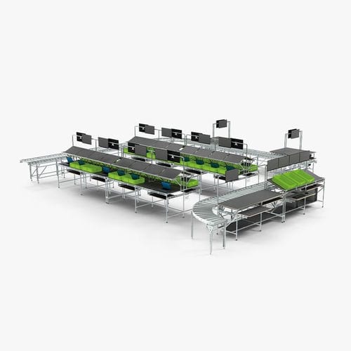 Lineare Montagelinie - Multitube - modular / flexibel / Steuerung