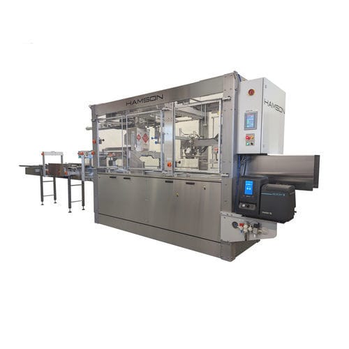 Hochgeschwindigkeits-Kartonpacker - ST2  - HAMSON MACHINERY - PLC-gesteuert / vollautomatisch / für Flaschen