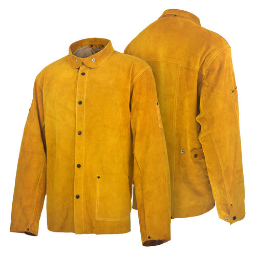 Arbeitsjacke - MS-386A - GUANGXI DAHUA MING SHUN PROTECTIVE PRODUCTS CO. ,LTD - Leder / zum Schweißen / unisex