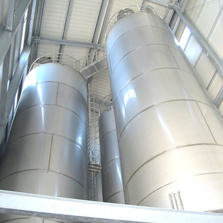 Silo für Schüttgut - Air-Tec System srl - für Schranksysteme / Trevira CS® / Edelstahl