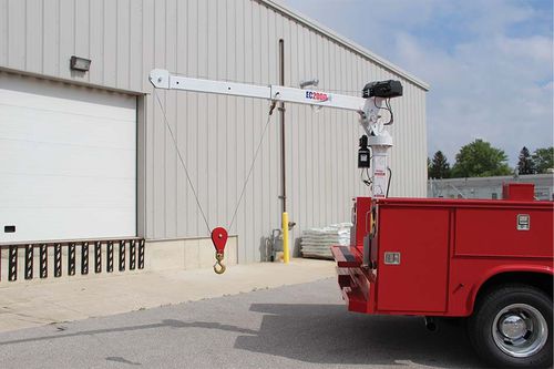 Elektrischer Kran - EC2000 - Stellar Industries - LKW-montiert / Ausleger / für Baustelle