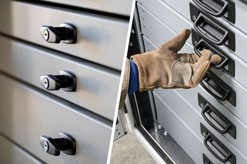 Werkzeugkasten für Elektriker - Stellar Industries - für Mechaniker / Stahl / mit Schublade