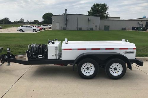 Baumaschinentransporter-Anhänger - 500E Economy - Stellar Industries - für Kraftstoff / 2-Achsen / angehängt