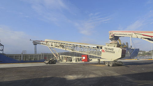 Schiffsbelader für Schüttgut - Telestack International Ltd