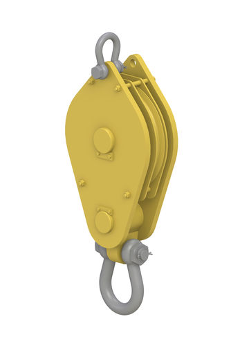 Rollen-Klappblock - Ropeblock B.V - für Kabel / Aluminium / Lager