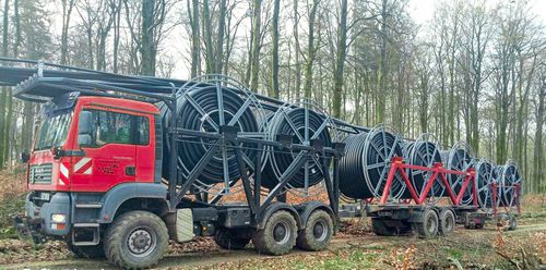 Transporter für Spulen - Föckersperger, Frank, GmbH - Gasmotor / auf Rädern