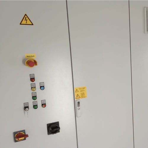 Steuerungsschaltschrank - Sauter GmbH Elektrotechnik-Automation - für Baustellen