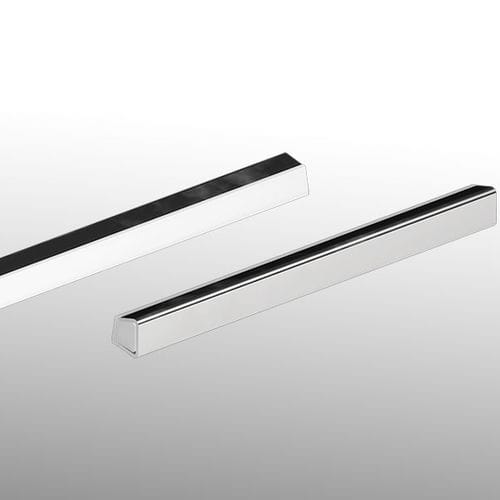 Metallprofil - 551 series - Tecom - Edelstahl / rechteckig / Führung