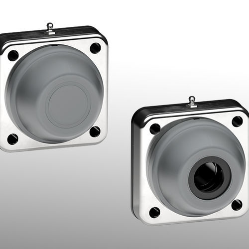 PP-Gehäuselager - UCF/CA series - Tecom - NBR / vernickeltes Messing / Edelstahl