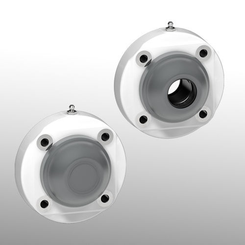 Polypropylengehäuselager - UCFC 207 C - Tecom - aus PA / NBR / vernickeltes Messing