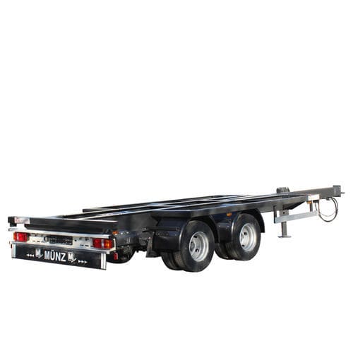 Plattform-Sattelauflieger - FG series - Münz Fahrzeugbau GmbH & Co. KG - für Maschinen / Baustellen / für Waren
