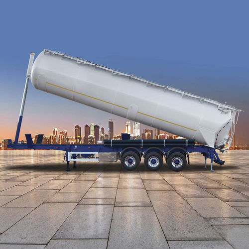 Silo Sattelauflieger - GRW Industrial Vehicles BV - für staubförmiges Gut / für Schüttgut / für Granulat