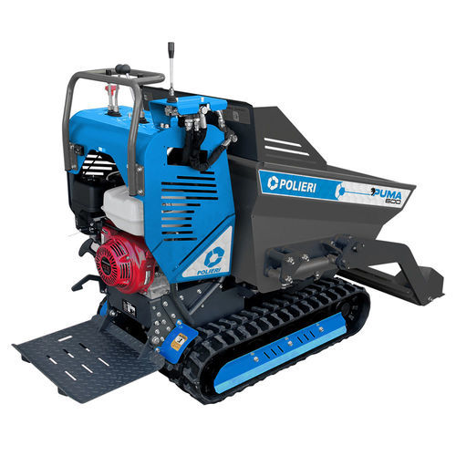 Minidumper auf Raupen - PUMA 600 - Officine Polieri s.r.l. - Benzin / Benzin-Motor / mit Frontentladung
