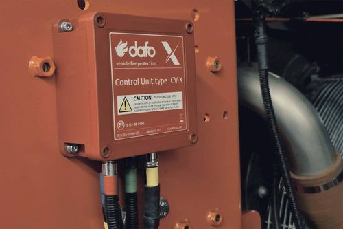 Sicherheitskontrolleinheit - CV-X - Dafo Vehicle Fire Protection AB - smart