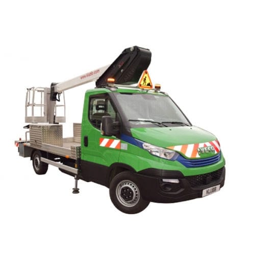 LKW-montierte Teleskoparbeitsbühne - K32GAZ - KLUBB - für Außenbereich / für Mehrfachanwendung