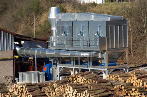 Beutel-Entstauber - GIRARDEAU SAS - pneumatische Abreinigung / für Holzstaub / für Abrasivstaub