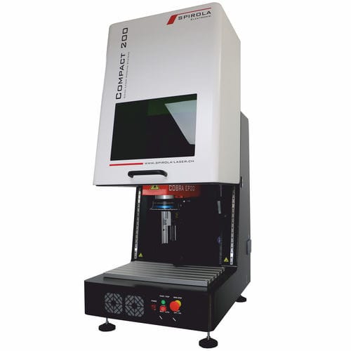 Laserbeschriftungssystem - Compact 200  - SPIROLA Elektronik GmbH - zur Schilder-Beschriftung / für Data-Matrix / Barcode