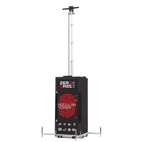 Einphasiger Lichtmast - ZEROZERO LUX - LUXTOWER - Branch of M.E.TA. Srl