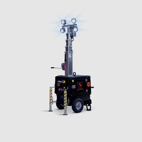 LED-Lichtmast - LUX B.ONE - LUXTOWER - Branch of M.E.TA. Srl - batteriebetrieben / einphasig