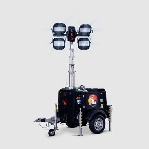 LED-Lichtmast - LUX H11 PLUS - LUXTOWER - Branch of M.E.TA. Srl - mit Verbrennungsmotor / dieselbetrieben