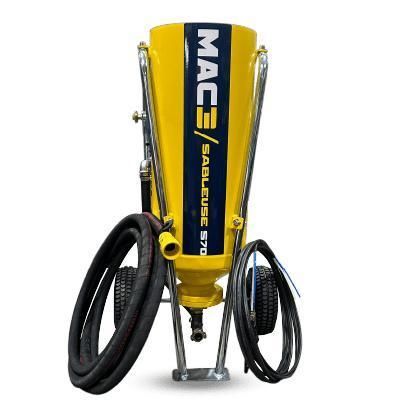 Automatische Sandstrahlanlage - S70 series - MAC3 - Druck / für die Oberflächenbehandlung / horizontal