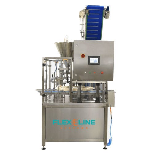 Automatische Abfüllmaschine mit Traysealer - Flex Line - Becher / für Töpfe / für Gläser