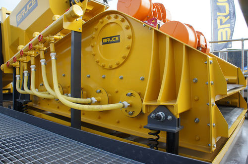 Siebmaschine für Waschprozesse - Bruce Engineering - für Baustellen / für schwere Lasten / Edelstahl
