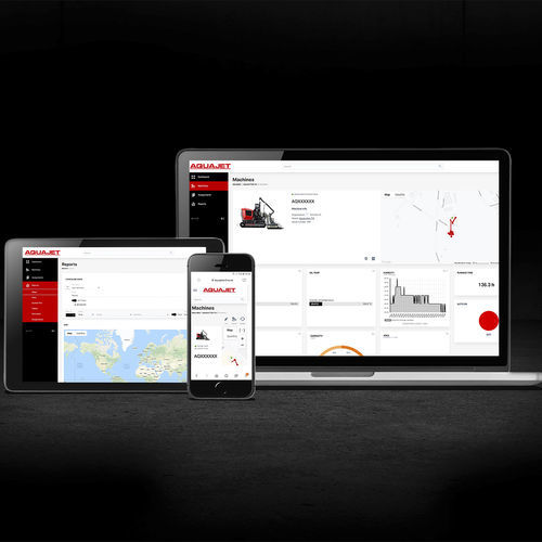 Online-Software - Aquajet Systems AB - Lizenzmanagement / Analyse / Schnittstellen