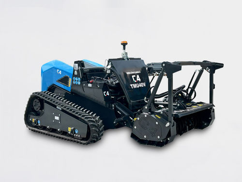 Transporter auf Raupen - TMU40 - C4 Meccanica srl - für Spulen / automatisiert