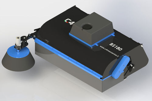 Kehrmaschine für Kompaktlader - BS series - C4 Meccanica srl - hydraulisch / mit Frontbürste
