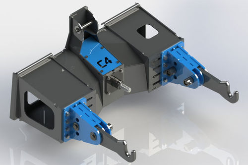 Adapter für Kompaktlader - MA - C4 Meccanica srl - hydraulisch / regelbar