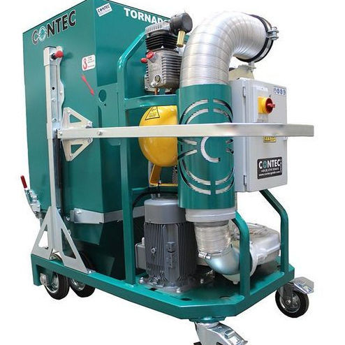 Entstauber mit HEPA-Filter - TORNADO B - CONTEC GmbH - manuelle Abreinigung / mobil