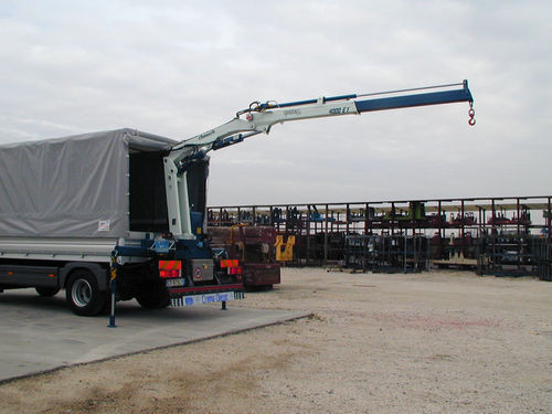 Festinstallierter Kran - 4000 E - Cormach S.r.l. - Ausleger / für Schifffahrtsanwendungen / für Hubanwendungen