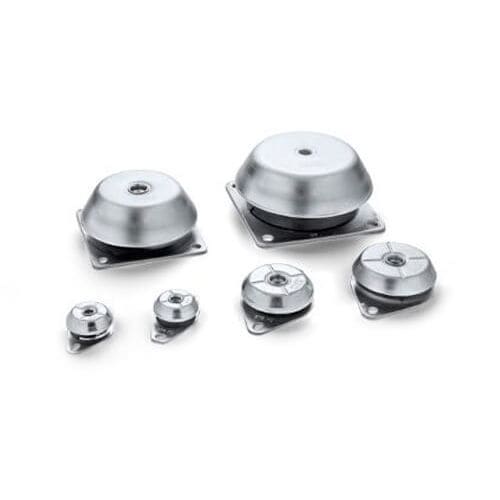 Rechteckige elastische Lagerung - BRB series - AMC Mecanocaucho S.A. - Metall / Gummi