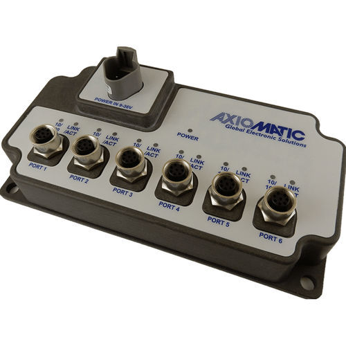 Ethernet-Switch / unmanaged - AX140700C  - Axiomatic Technologies Corporation - 6 Ports / LAN