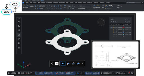CAD-Software - BricsCAD® Pro - Bricsys NV I Part of Hexagon - Visualisierung / Projektentwicklung / Nachbearbeitung