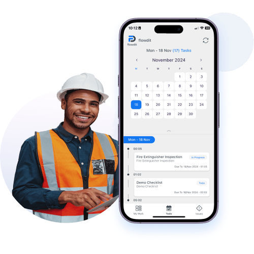 Mobile App / Automatisierung - Task Management - flowdit - Management / Entwicklung / Inspektion