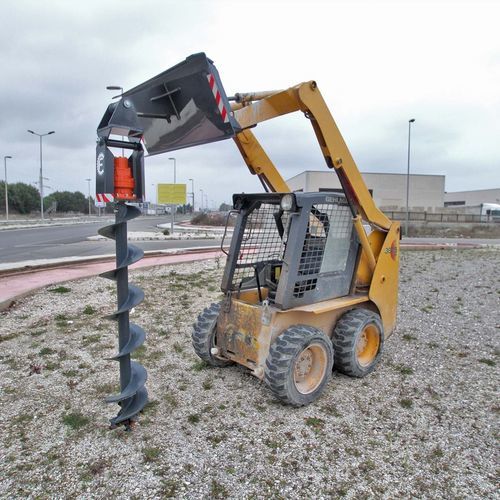 Hydraulischer Stangenbohrer - AUG series - C&F srl - für Bagger / für Kompaktlader / für Baggerlader
