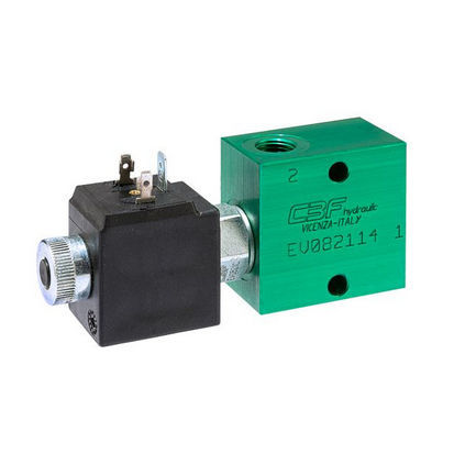 Direktgesteuertes Magnetventil - EV-08-2X - CBF S.r.l. - 2/2-Wege / hydraulisch / für Öl