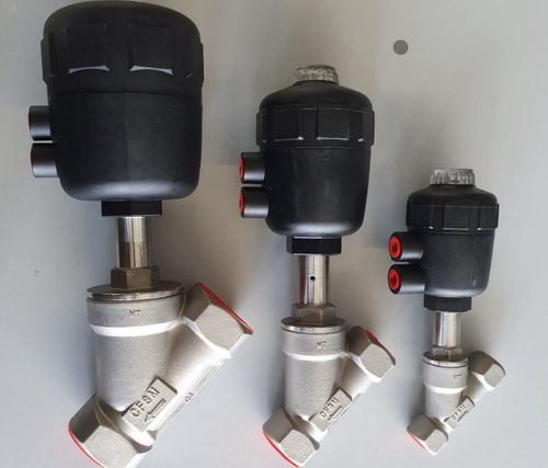 Pneumatisches Ventil - AFSIPFMC - air fluid solutions - Absperr / Gewinde / Schrägsitz