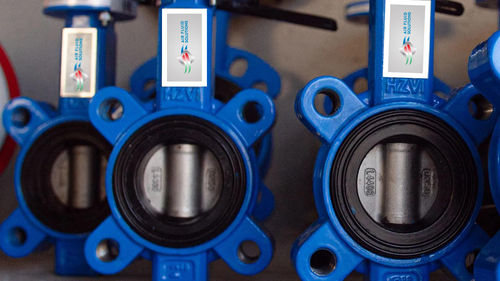 Absperrklappe - air fluid solutions - Hebel / pneumatisch / elektrisch