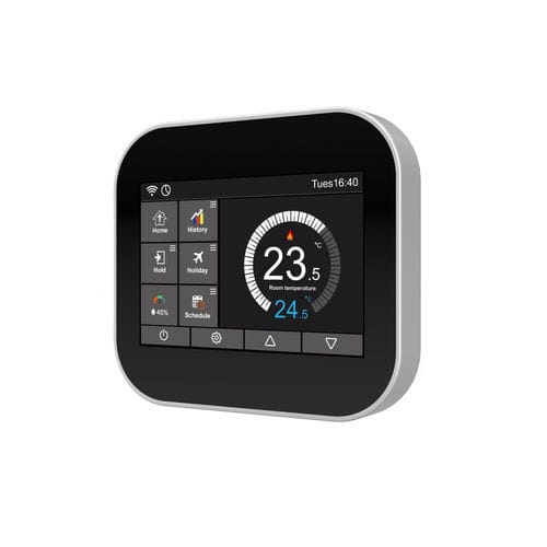 Programmierbarer Thermostat - BC207W-T - Beijing Breeze Technology Co.,Ltd - wandmontiert / mit frontbündiger Membran / für Oberflächenmontage
