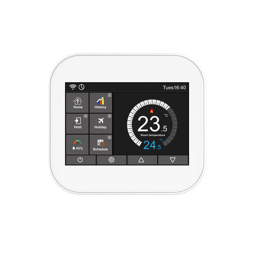 Programmierbarer Thermostat - BC207-E - Beijing Breeze Technology Co.,Ltd - wandmontiert / mit frontbündiger Membran / für Oberflächenmontage