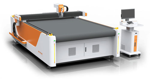 Schneidemaschine mit oszillierender Säge - HTY - Jinan Red Sun CNC Equipment Co., Ltd. - für PVC / für Leder / Folien