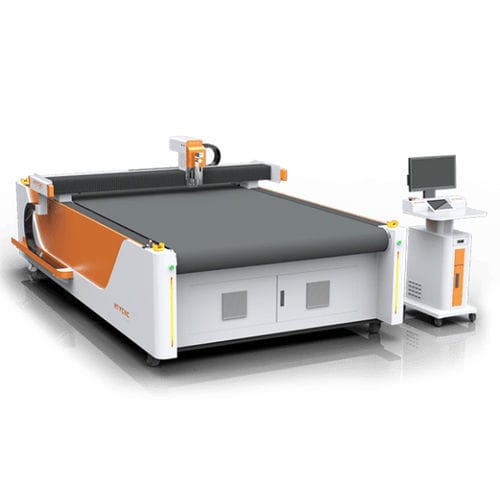 Schneidemaschine mit oszillierender Säge - HTY - Jinan Red Sun CNC Equipment Co., Ltd. - für Leder / für Isolierplatten / CNC